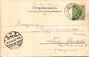 1904 Bosanski Brod, railway, street view (fl)