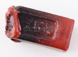 cca XX. század eleje, (ómoraviczai) Heinrich nemesi család tagjának díszes monogrammal ellátott réz ...