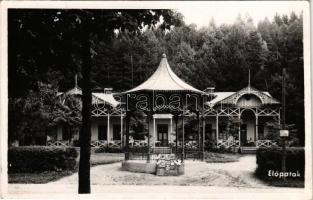 1943 Előpatak, Valcele; Restaurant si Cofetárie Coursalon / gyógyterem étterem és kávézó, zenepavilon reklám / spa restaurant and cafe, music pavilion