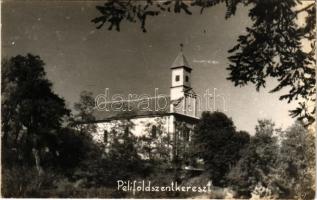 1971 Péliföldszentkereszt (Bajót), Kegytemplom. photo