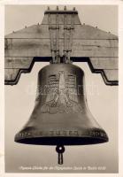 Berlin Olympia Glocke Foto AK