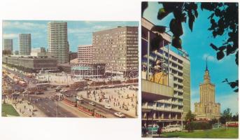 40 db MODERN postatiszta lengyel város képeslap