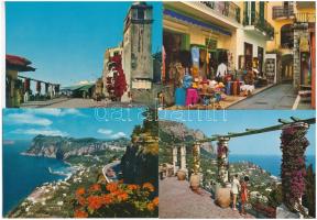 CAPRI - 17 db MODERN postatiszta olasz város képeslap