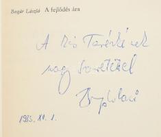 Bogár László: A fejlődés ára. Gazdasági nehézségeink főbb okainak történeti aspektusa. Bp., 1983., K...