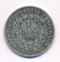 Franciaország 1895A 1Fr Ag T:VF patina France 1895A 1 Franc Ag C:VF patina Krause KM#822