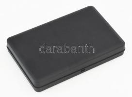 Retro férfi utazószett: fogkefe, borotva, toll, dobozában