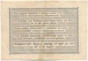 1848. 1Ft "Kossuth bankó", "z s1." T:XF,VF / Hungary 1848. 1 Forint "Kossut...