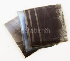 Katonai hídépítés az orosz fronton, 7 db negatív, 6x9 cm