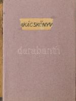 cca 1920 Kézzel írt szakácskönyv, főleg sütemény, de húsételek és italok is, pl. duci diós, házi barát, székely sertésborda, borhab, jó állapotban, 117p