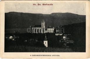 1927 Garamszentbenedek, Sankt Benedikt, Sväty Benadik, Hronsky Benadik; Bencés apátság, kolostor és templom / Benedictine monastery and church (EM)