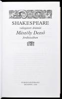 Shakespeare válogatott drámái. Mészöly Dezső fordításába. Bp., 1998, Európa. Kiadói kartonált papírk...