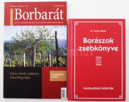 Török Sándor: Borászok zsebkönyve. Bp., én., Mezőgazda. 3. kiadás. Kiadói kartonált papírkötés + 2006 Borbarát 2006. tavasz, XI. évf. 1. sz.