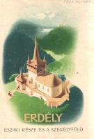 Erdély északi része és a Székelyföld.
Budapest, [1941]. Országos Magyar Idegenforgalmi Hivatal (Pal...