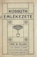 Kossuth emlékezete.
Budapest, (1894). ,,Jókai" Könyvnyomda. 1 t. (címkép) + 25 + [1] p. Egyetl...
