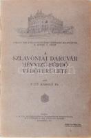 dr. Papp Károly: A szlavóniai daruvár hévvizű-fürdő védőterülete. Bp., 1910, M. Kir. földtani Intézet, sérült papírkötés javítással, térkép melléklettel.