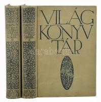 Darwin: Egy természettudós utazása a Föld körül I-II. 1913, Révai. Fordította: Fülöp Zsigmond. Kiadói egészvászon kötés, első kötetnél az előzéklap sérült, kopottas állapotban.