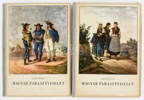 Kresz Mária: Magyar parasztviselet (1820-1867) Bp.,1956, MTA, (Akadémia Nyomda-ny.), 143+1 p.+ 96 t....