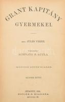 Verne, Jules: Grant kapitány gyermekei. I-II. kötet. Bp., 1901, Eisler. Kiadói félvászon kötés, vise...