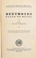 Papp Viktor: Beethoven élete és művei. Esterházy Pálnak DEDIKÁLT! Bp., 1927, Pantheon. Kiadói foltos egészvászon kötés, kopottas állapotban.