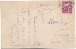 1927 Zamárdi, Balatonzamárdi Fürdőegyesület Partfürdő, strand bejárata (ázott / wet damage)