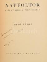Bibó Lajos: Napfoltok.
Színmű három felvonásban. Budapest, [1944]. Stádium. 112 l. Pataky Jenő (191...