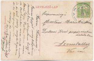 1915 Borostyánkő, Bernstein; Bognár István üzlete és saját kiadása, autó / Stefan Bognar's shop...