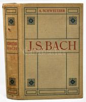 Schweitzer, Albert: J. S. Bach. Leipzig, 1915, Breitkopf & Härtel. Kiadói egészvászon kötés, jó állapotban.