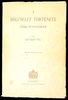 Kecskés Pál: A bölcselet története főbb vonásaiban. Bp., 1943, Szent István Társulat, 712 p. Második, átdolgozott kiadás. Kiadói papírkötés, Tulajdonosi névbejegyzéssel