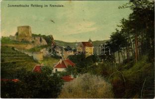 Krems an der Donau, Sommerfrische Rehberg im Kremstale. Sempronia advertisement on the backside / Sempronia soproni szivarkahüvelygyár reklámja a hátoldalon (EK)