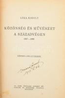 Lyka Károly: Közönség és művészet a századvégen 1867-1896. Bp., Új Idők. Kiadói félvászon kötés, kopottas állapotban.