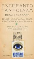 Polgár Izsó: Esperanto tanfolyam húsz leckében. Bp., Kókai Lajos. Kiadói egészvászon kötés, kopottas állapotban.