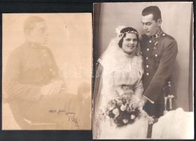 cca 1914-1918 I. világháborús katonai fotók és fotólapok. Összesen 15 db számos kitüntetésekkel, kar...