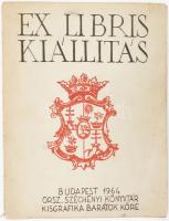 Magyar írók, művészek és tudósok ex librisei. Kiállítás az Országos Széchenyi Könyvtárban 1964. szeptember. Leíró katalógus. Bp., 1964, OSZK. Kiadói papírkötés, kopottas állapotban.