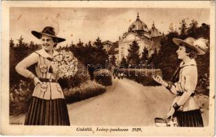 1939 Leányjamboree. I. Pax Ting Gödöllő. Az első nemzetközi leánycserkész világtalálkozó / The first Girl Guide and Girl Scout World Camp in Gödöllő s: Sávely D. + So. Stpl. (fa)