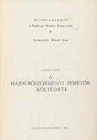 Dankó Imre: A hajdúböszörményi temetők költészete. Hajdúböszörmény, 1975, Hajdúsági Múzeum. Különlenyomat. Kiadói papírkötés