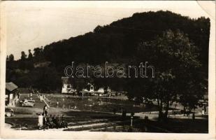 1942 Rónaszék, Rohnen, Costiui (Máramaros); sósfürdő, strand. Telegdy Béla kiadása / spa, bath (Rb)