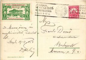 1929 Szeged, Szegedi II. Országos Bélyegkiállítás 1929. május 9-12. Art Nouveau, magyar folklór s: S...