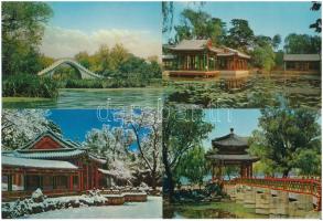Peking Scenery - 9 db modern kínai képeslap saját tokban / 9 modern Chinese postcards in own case, B...