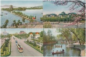 Wuhan - 7 db modern kínai képeslap saját tokban / 7 modern Chinese postcards in own case