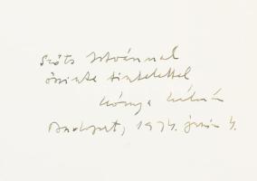 Dercsényi Dezső: Románkori építészt Magyarországon. A fotós Kónya Kálmán által DEDIKÁLT! 1972, Magya...
