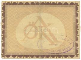 Budapest 1921. 10f "Apostol-Nyomda R.T." T:F ragasztónyom / Hungary / Budapest 1921. 10 Fi...