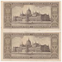 1946. 100.000.000P (2x) sorszámkövetők T:XF,VF