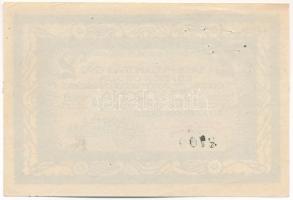 Budapest 1919. 1K "Ganz-féle Villamossági Gyár" T:AU tűlyukak, ragasztónyom / Hungary / Bu...