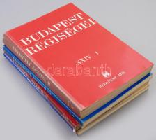 Budapest régiségei XXIV./3, 4, 2, 1. Bp., 1976, Statisztikai Kiadó Vállalat. Kiadói papírkötés, kissé kopottas állapotban.