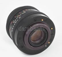 Carl Zeiss Jena Flektogon 2,4/35 (35 mm f/2.4) MC Electric objektív, sapkák nélkül, tokkal