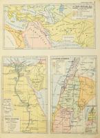 1926-1966, 4 darab földrajzi és történelmi atlasz, vegyes állapotban