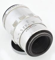 Carl Zeiss Jena Sonnar 1:4 f=135 mm (4/135) objektív, jó állapotú lencsével, sorozatszám: Nr. 488373...