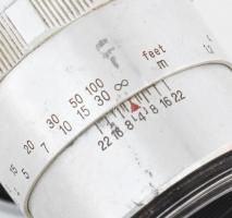 Carl Zeiss Jena Sonnar 1:4 f=135 mm (4/135) objektív, jó állapotú lencsével, sorozatszám: Nr. 488373...