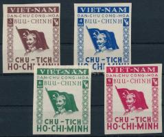 Vietnam ~1950 Ho Chi Minh 4 értékes vágott sor