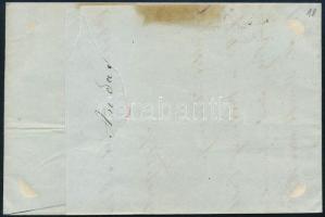 1844 Portós levél teljes tartalommal, 12kr portóval "SZEGEDIN" - Neuberg. Ex Provera 1844 ...